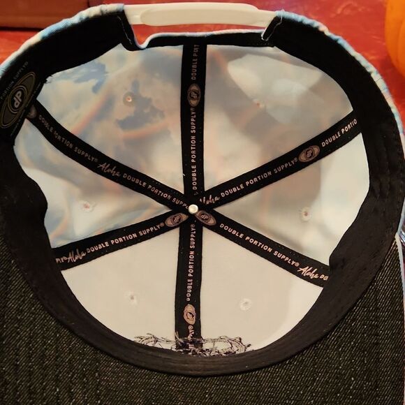 Royal Hawaiian Surf Maui Lahaina Maui Hawaii Rainbows Clouds Snapback Hat - Picture 8 of 9